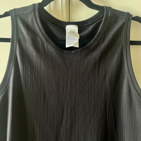 Athleta In Motion Seamless Tank Top Black Size Medium - Picture 4 of 9